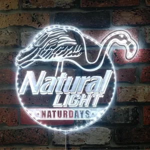 Natural Light Naturdays RGB LED Sign