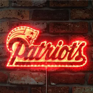 New England Patriots Logo RGB LED Sign