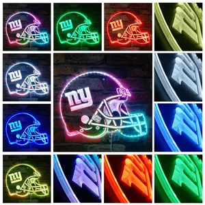 New York Giants Helmet Logo RGB LED Sign