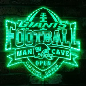 New York Giants Man Cave RGB LED Sign