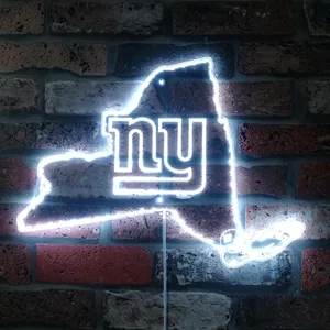 New York Giants State Map RGB LED Sign