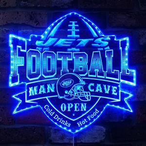 New York Jets Man Cave RGB LED Sign