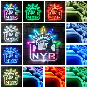 New York Rangers Liberty Logo RGB LED Sign