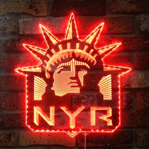 New York Rangers Liberty Logo RGB LED Sign