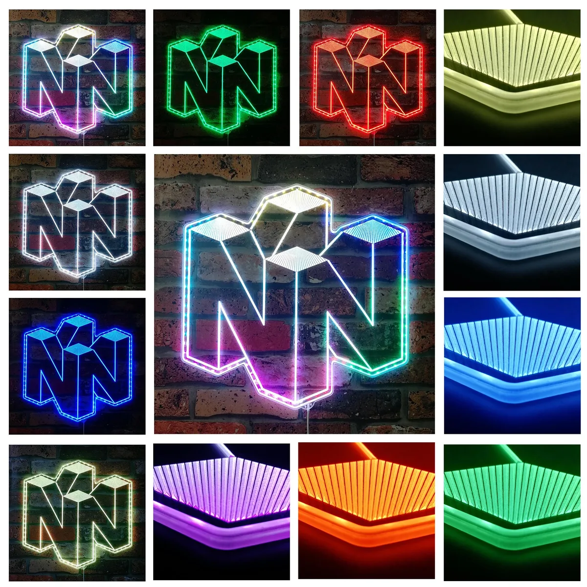 Nintendo 64 RGB LED Sign