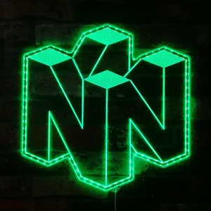 Nintendo 64 RGB LED Sign