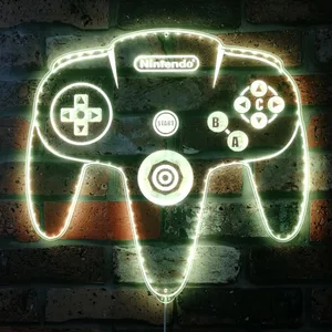 Nintendo Game Controller RGB LED Sign