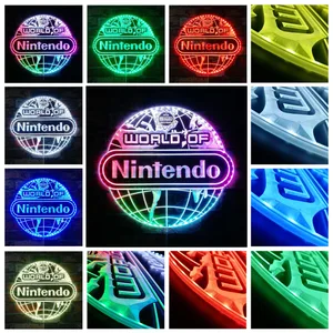 Nintendo World of Nintendo RGB LED Sign