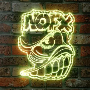 Nofx Logo RGB LED Sign