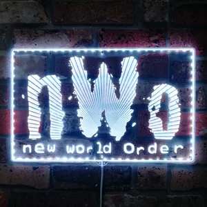 nWo Logo RGB LED Sign
