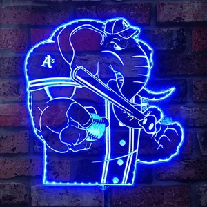 Oakland Athletics Baseball RGB LED Sign