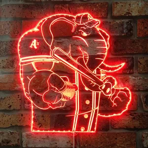 Oakland Athletics Baseball RGB LED Sign