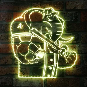 Oakland Athletics Baseball RGB LED Sign