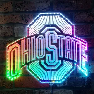 Ohio State Buckeyes Logo RGB LED Sign
