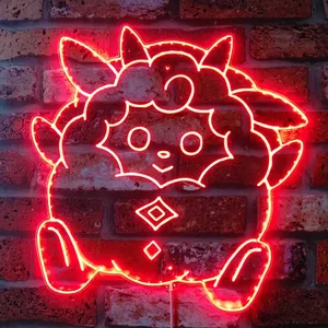 Palworld Lamball RGB LED Sign