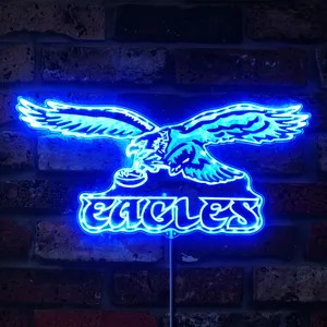 Philadelphia Eagles Eagle with Football RGB LED Sign
