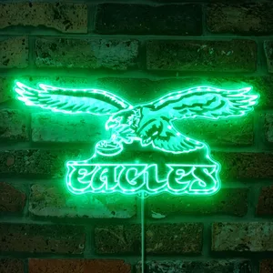 Philadelphia Eagles Eagle with Football RGB LED Sign