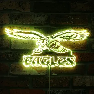 Philadelphia Eagles Eagle with Football RGB LED Sign
