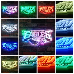 Philadelphia Eagles Logo RGB LED Sign