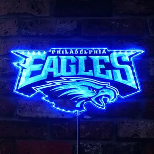 Philadelphia Eagles Logo RGB LED Sign