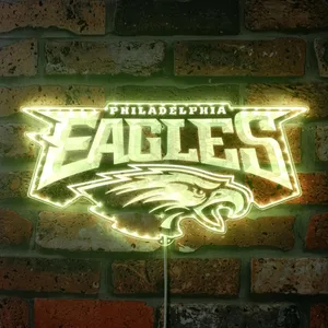 Philadelphia Eagles Logo RGB LED Sign
