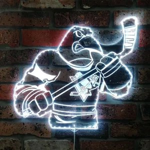Pittsburgh Penguins Bardown RGB LED Sign