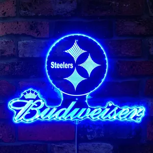 Pittsburgh Steelers Budweiser RGB LED Sign