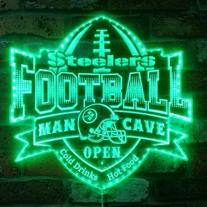 Pittsburgh Steelers Man Cave RGB LED Sign