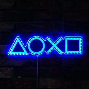 PlayStation Button Symbols RGB LED Sign