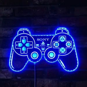 PlayStation Game Controller RGB LED Sign