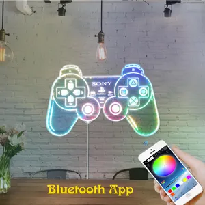 PlayStation Game Controller RGB LED Sign