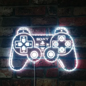 PlayStation Game Controller RGB LED Sign