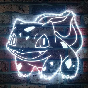 Pokemon Bulbasaur RGB LED Sign