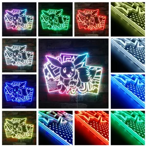 Pokemon Eevee RGB LED Sign
