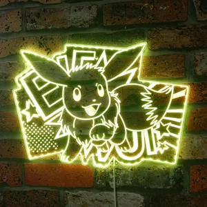 Pokemon Eevee RGB LED Sign