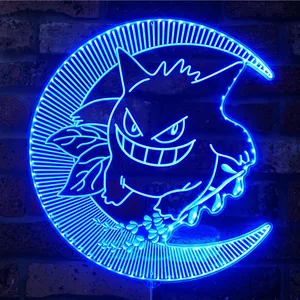 Pokemon Gengar RGB LED Sign