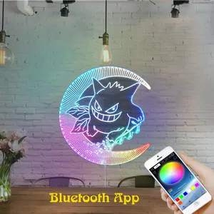 Pokemon Gengar RGB LED Sign