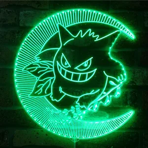 Pokemon Gengar RGB LED Sign