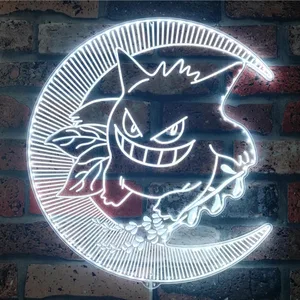 Pokemon Gengar RGB LED Sign