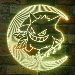 Pokemon Gengar RGB LED Sign