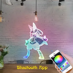 Pokemon Lucario RGB LED Sign