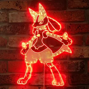 Pokemon Lucario RGB LED Sign