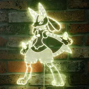 Pokemon Lucario RGB LED Sign