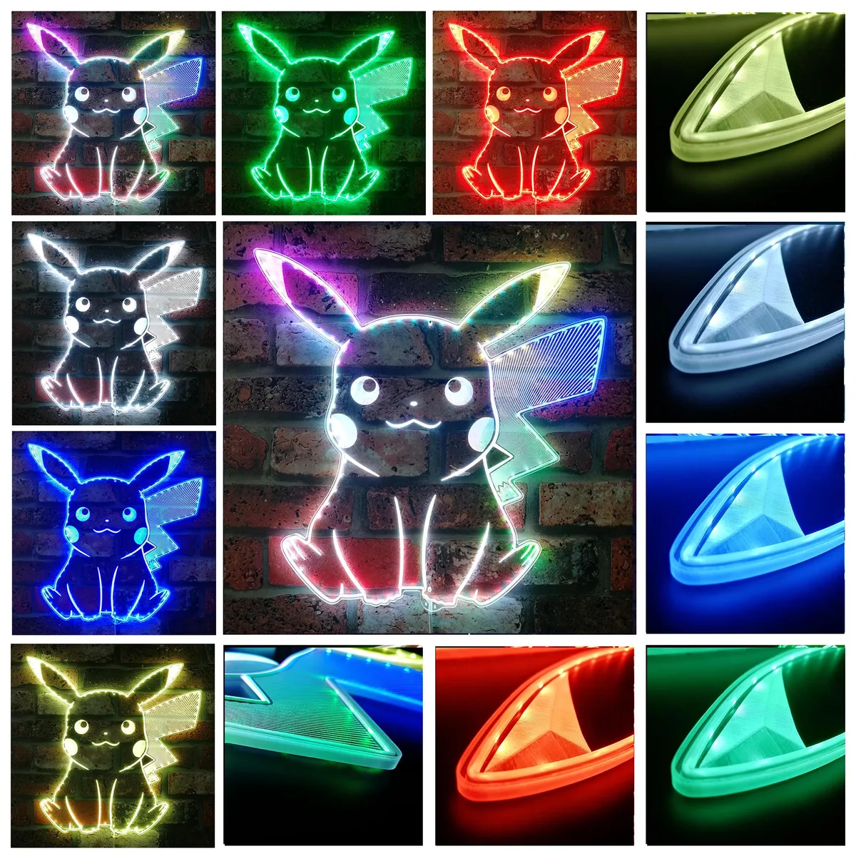 Pokemon Pikachu RGB LED Sign