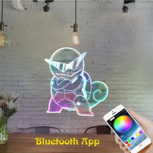 Pokemon Squirtle RGB LED Sign
