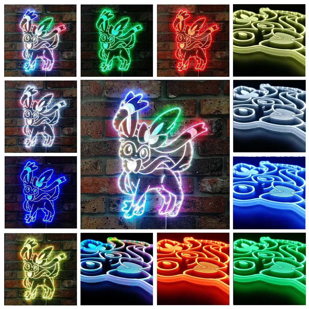 Pokemon Sylveon RGB LED Sign