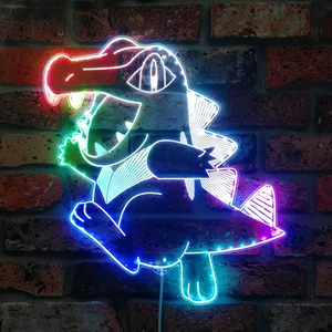 Pokemon Totodile RGB LED Sign