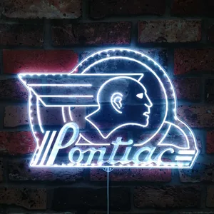 Pontiac Vintage 50s RGB LED Sign