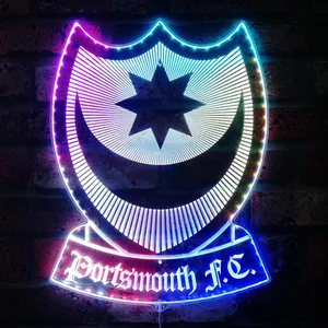 Portsmouth F.C. Logo RGB LED Sign