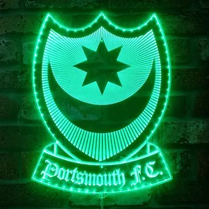 Portsmouth F.C. Logo RGB LED Sign